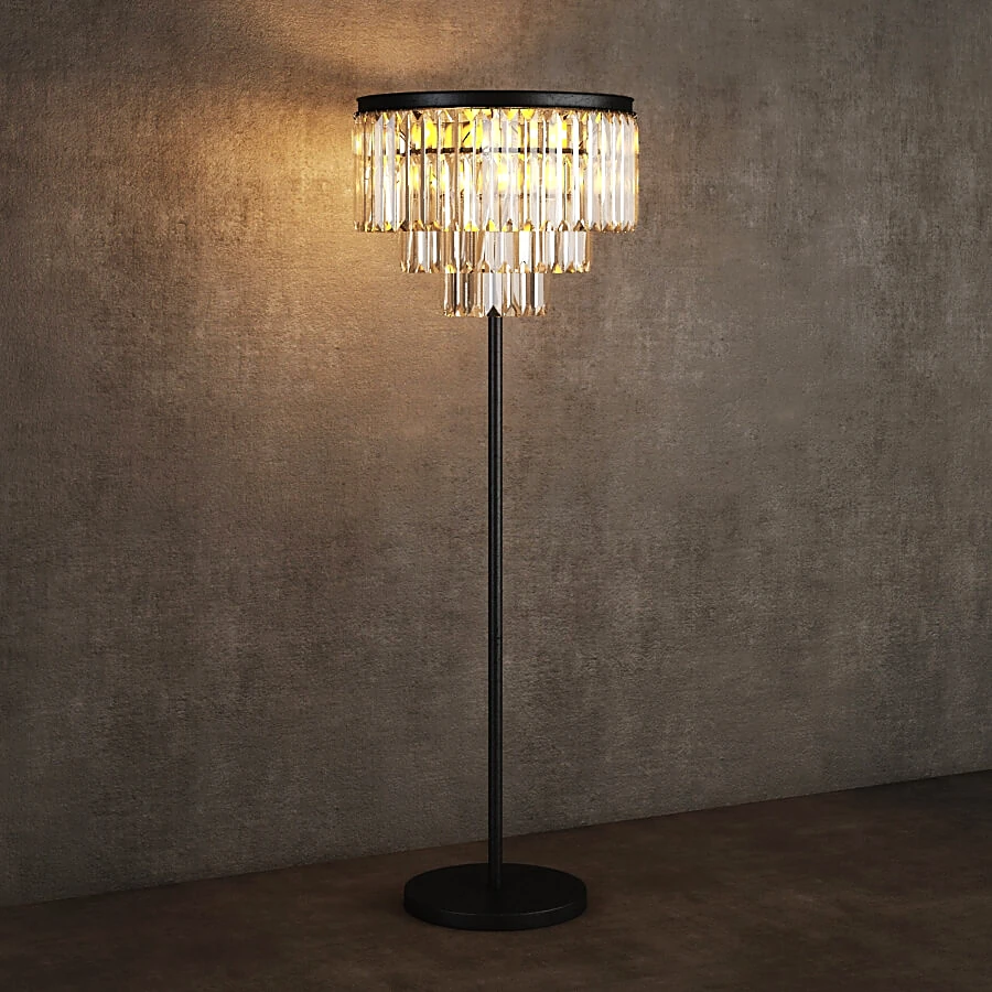 Floor lamp FL015-8-ABG by Gramercy Home