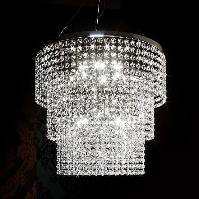 Chandelier Impero deco VE 844 S8+1 by Masiero