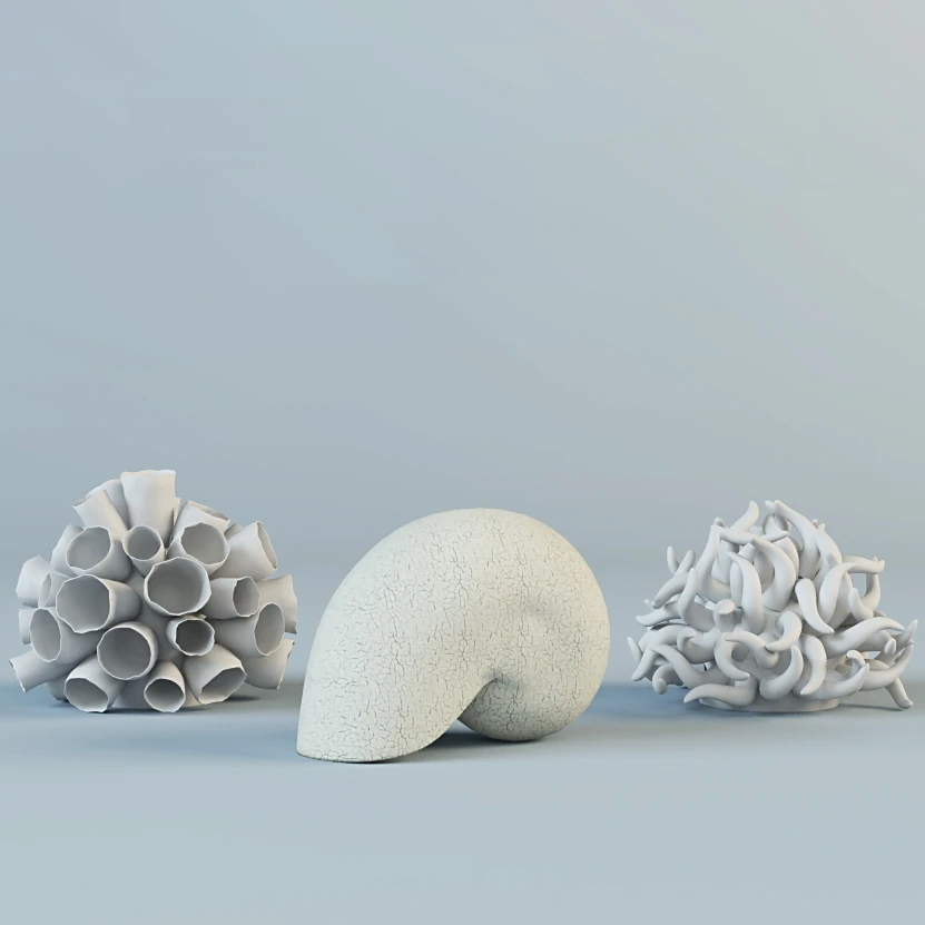 Decorative Set Ceramic Figures by Zara Home