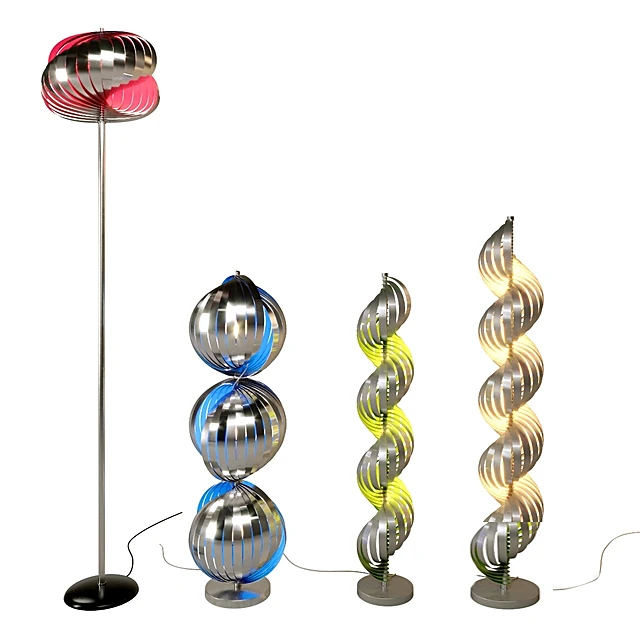 Floor lamp Lamella by Henri Mathieu