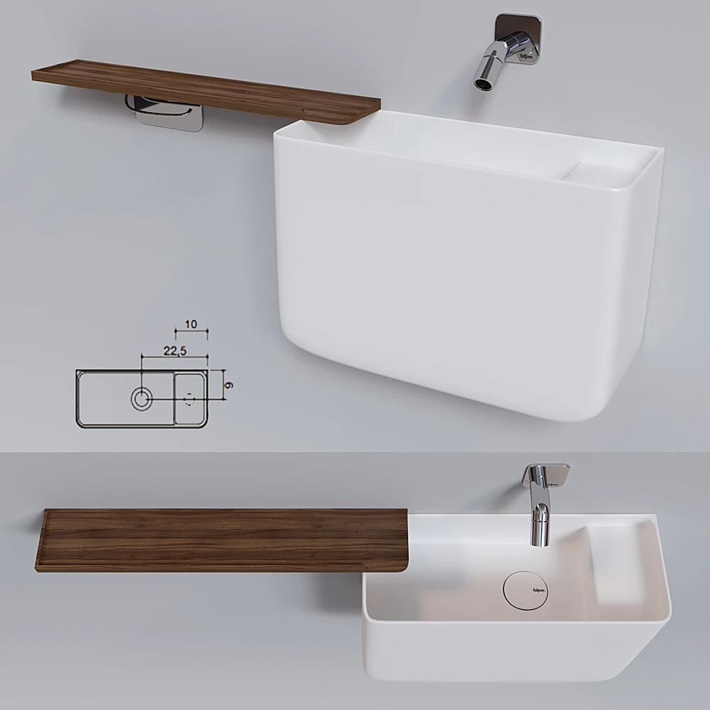 Washbasin Bauletto by Falper
