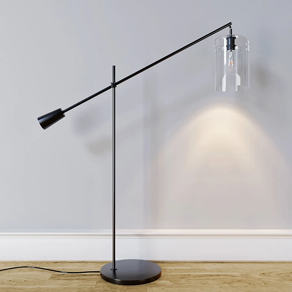 Floor lamp adjustable glass by West Elm