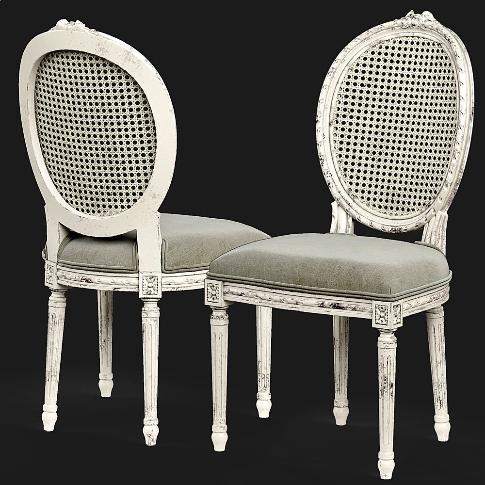 Dining Chair Louis Cane by Eloquence (3)
