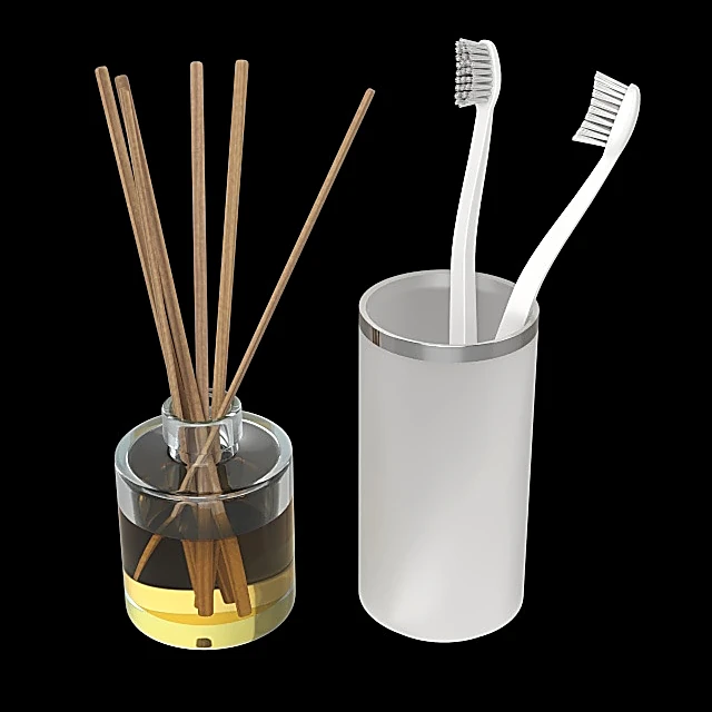 Bathroom Accessories Set of white cosmetics by Hyalogy (3)