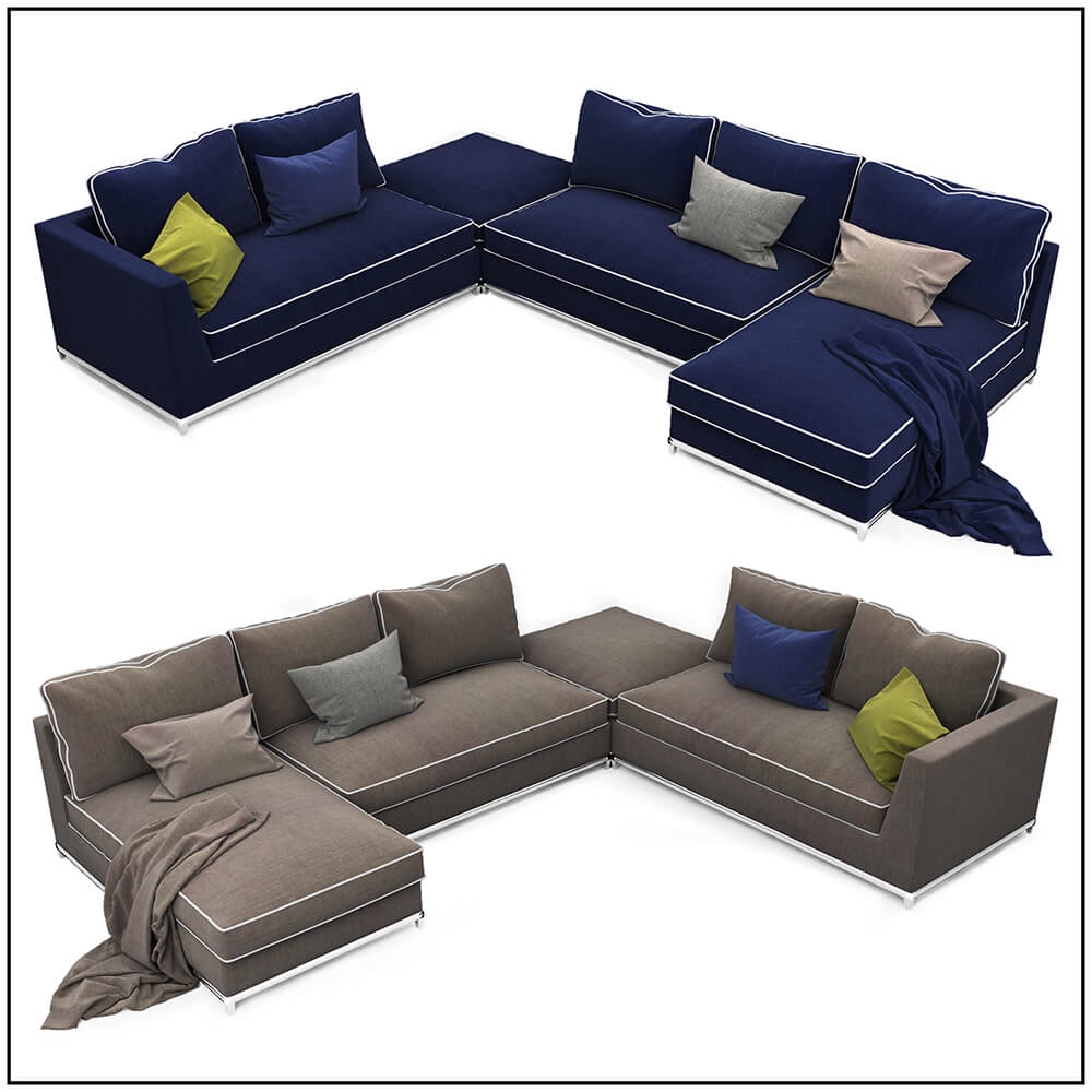 3д модель дивана fbx
