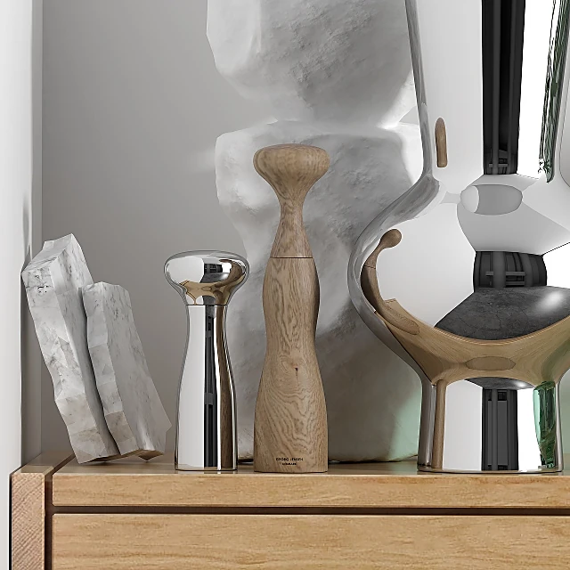 Sideboard & Chest of Drawer / Decorative set 2