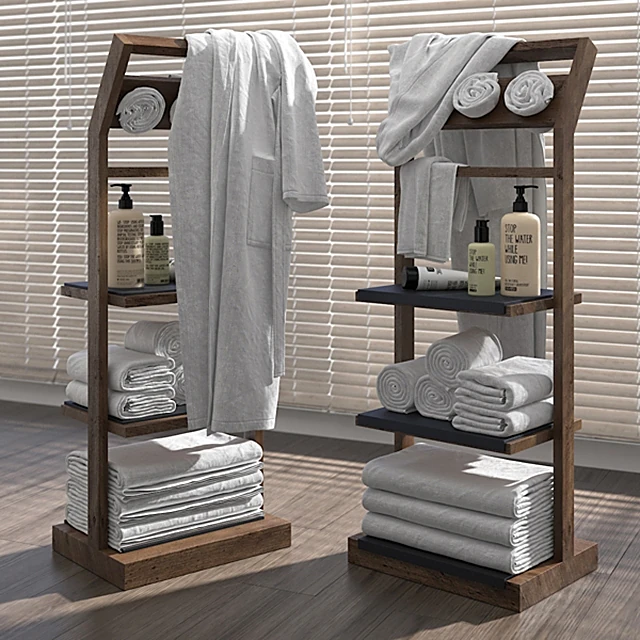 Modern Wooden Bathroom Storage Unit