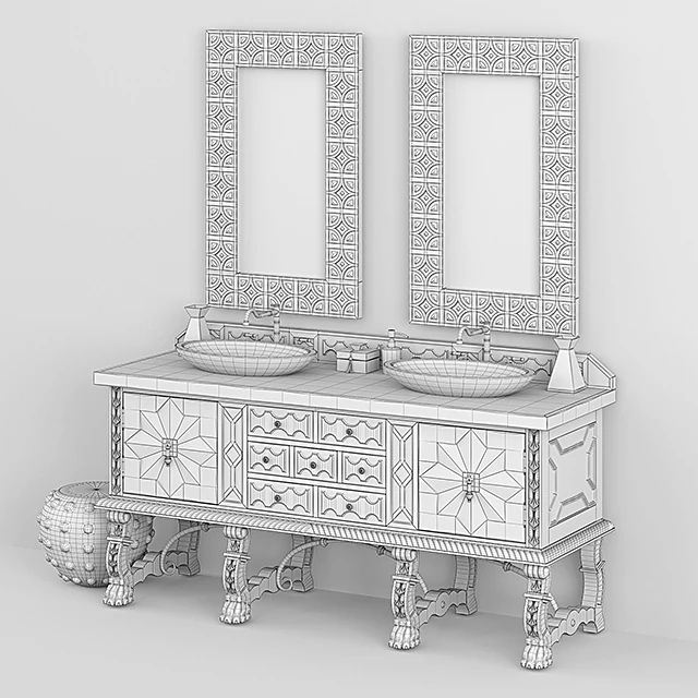 Washbasin Cabinet Balmoral by JMF (2)