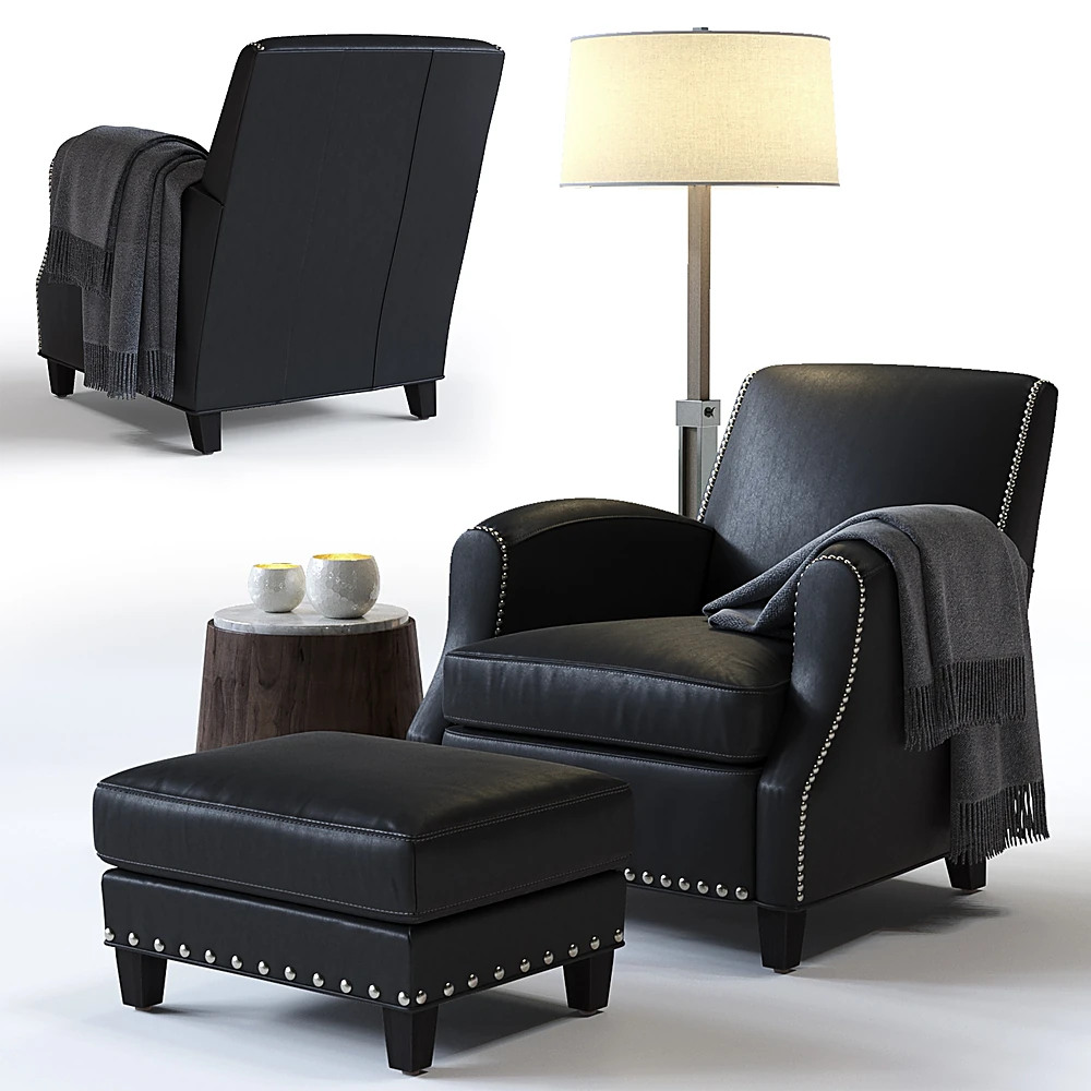 Leather Armchair Metropole by C&B