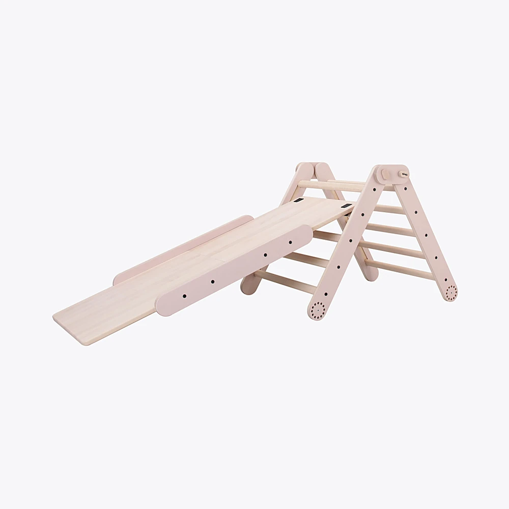 Climbing Triangle Klingo kids pikler bigi slide powder 4