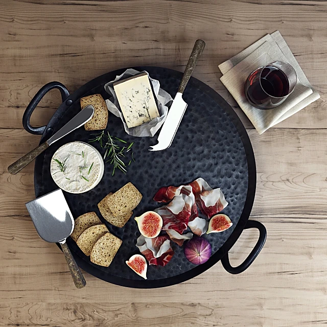 Food and drinks set by Crate & Barrel