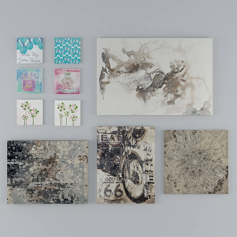 Collezione di Quadri con Design Eclettici