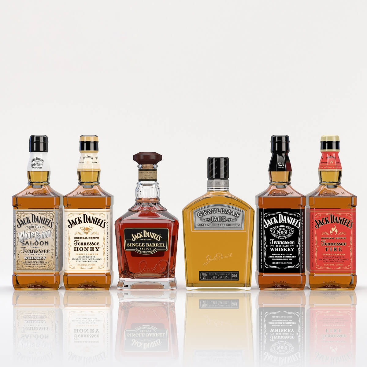 Jack Daniel`s Collection of bottles 1