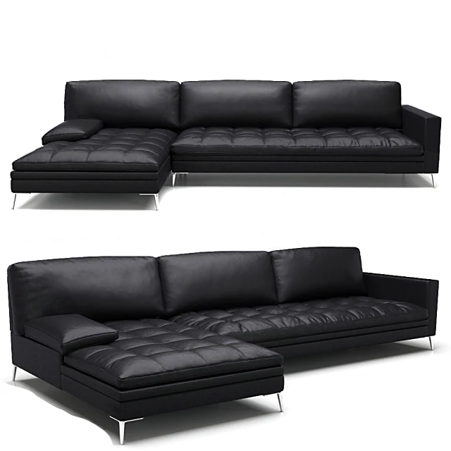 Corner Sofa Canapes 08 by Duvivier