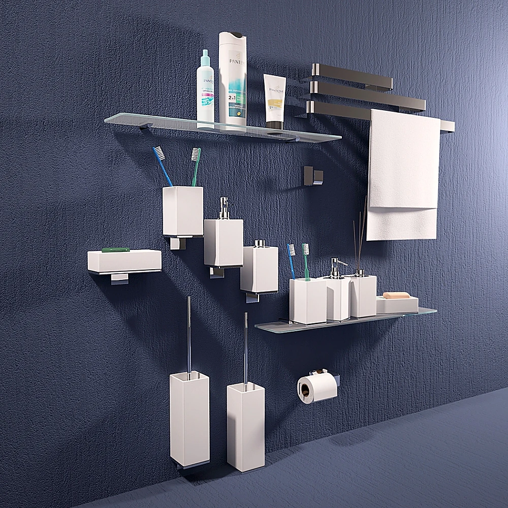 Bathroom accessories set by Bagno & Associati