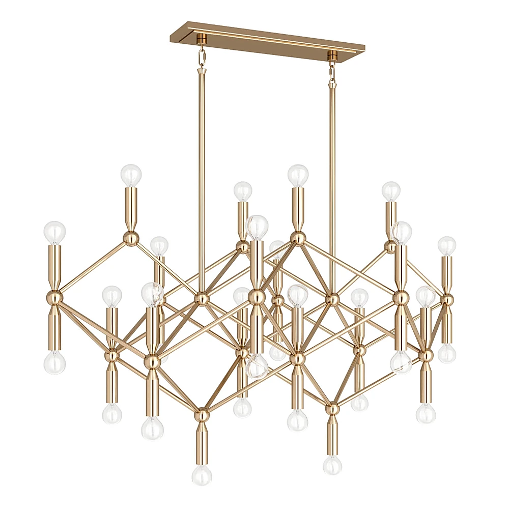 Chandelier Z399 by Robert Abbey