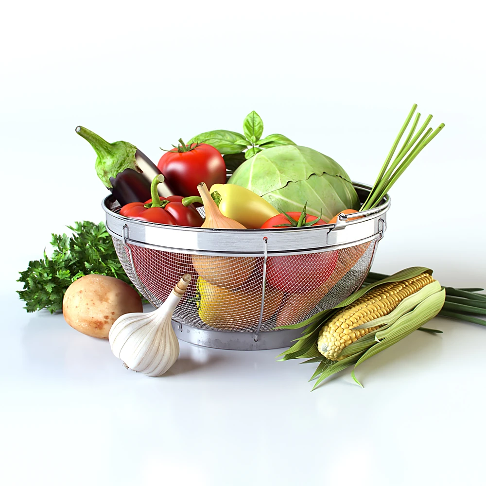 Realistic Collection of Vegetables