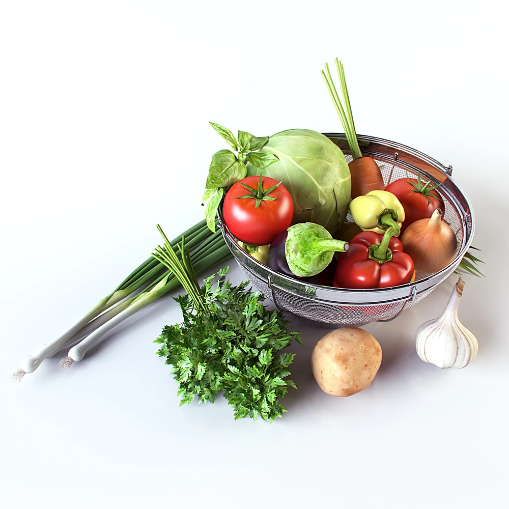 Realistic Collection of Vegetables (2)