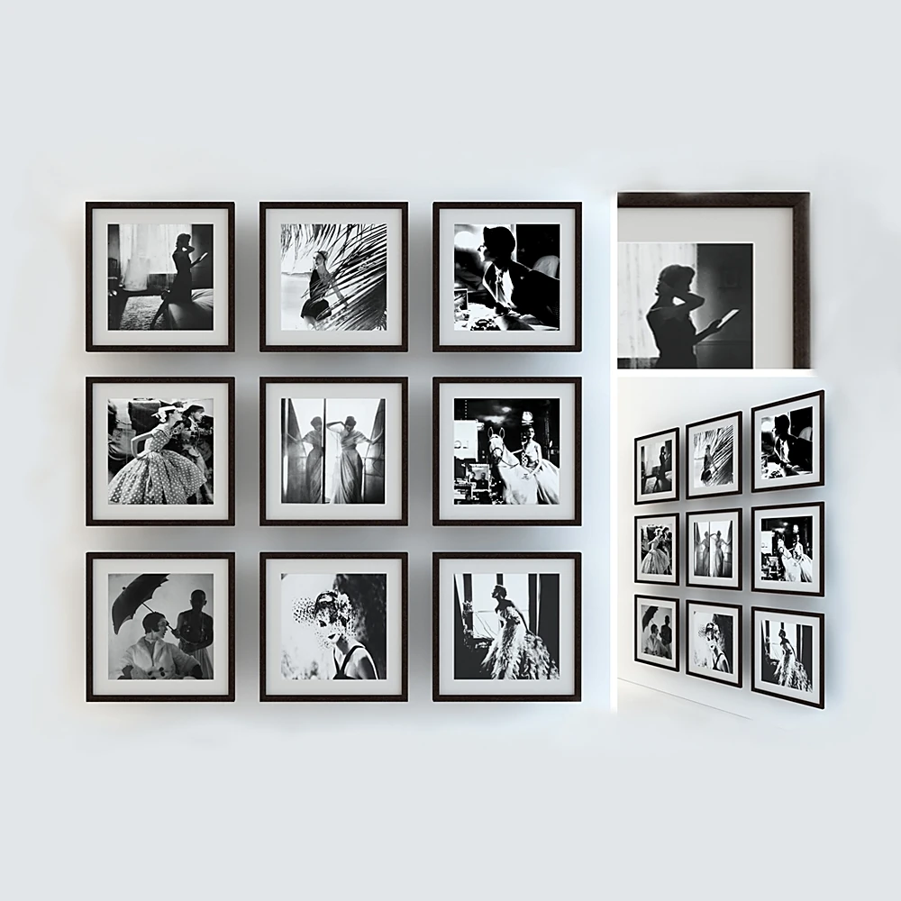 Framed Photo Set Photos 01 by Lillian Bassman