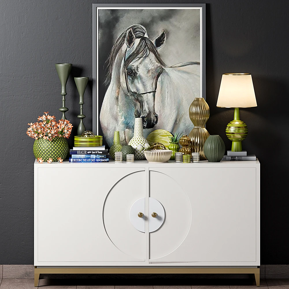 Sideboard & Chest of Drawer / Decorative set 1