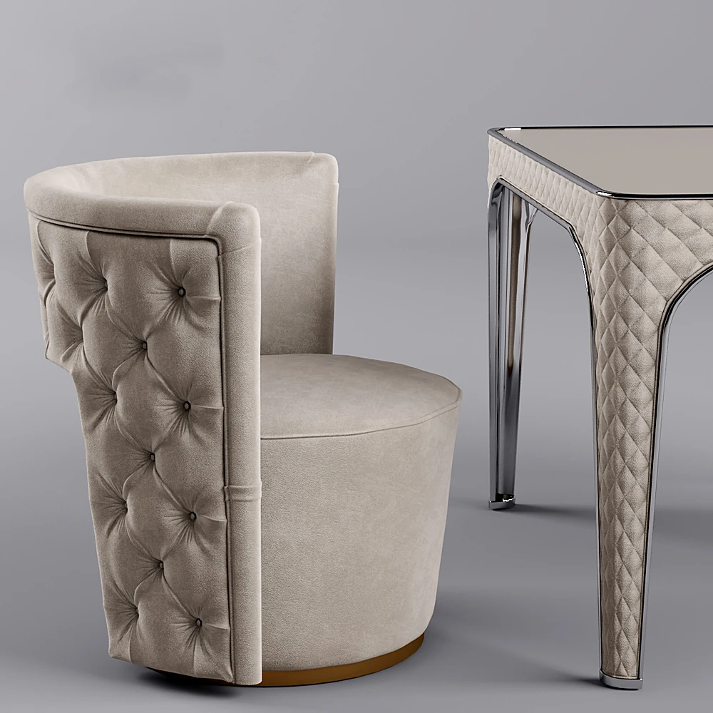 Table and Chair Set Giotto 2 by Rugiano (2)