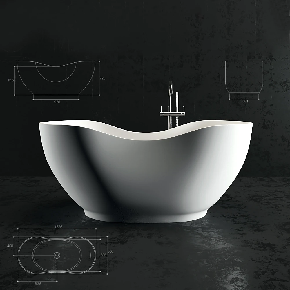 Freestanding Bathtub Abrazo by Kohler
