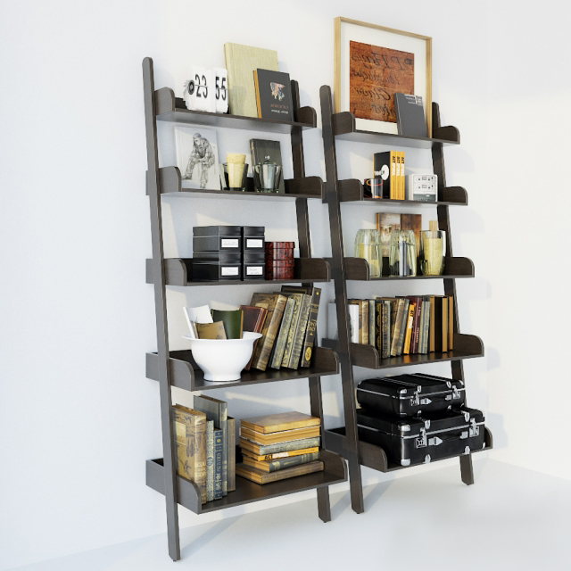 Shelves / Books / Decorative set 1