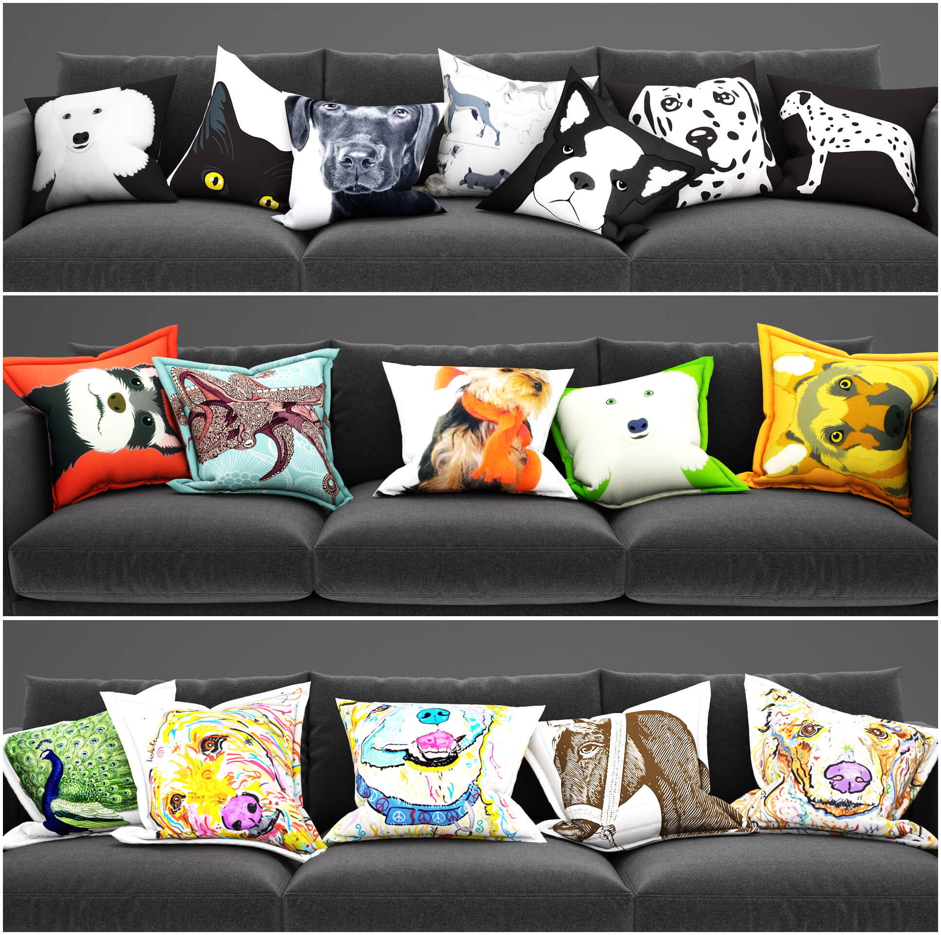 Pillows animals 01 1