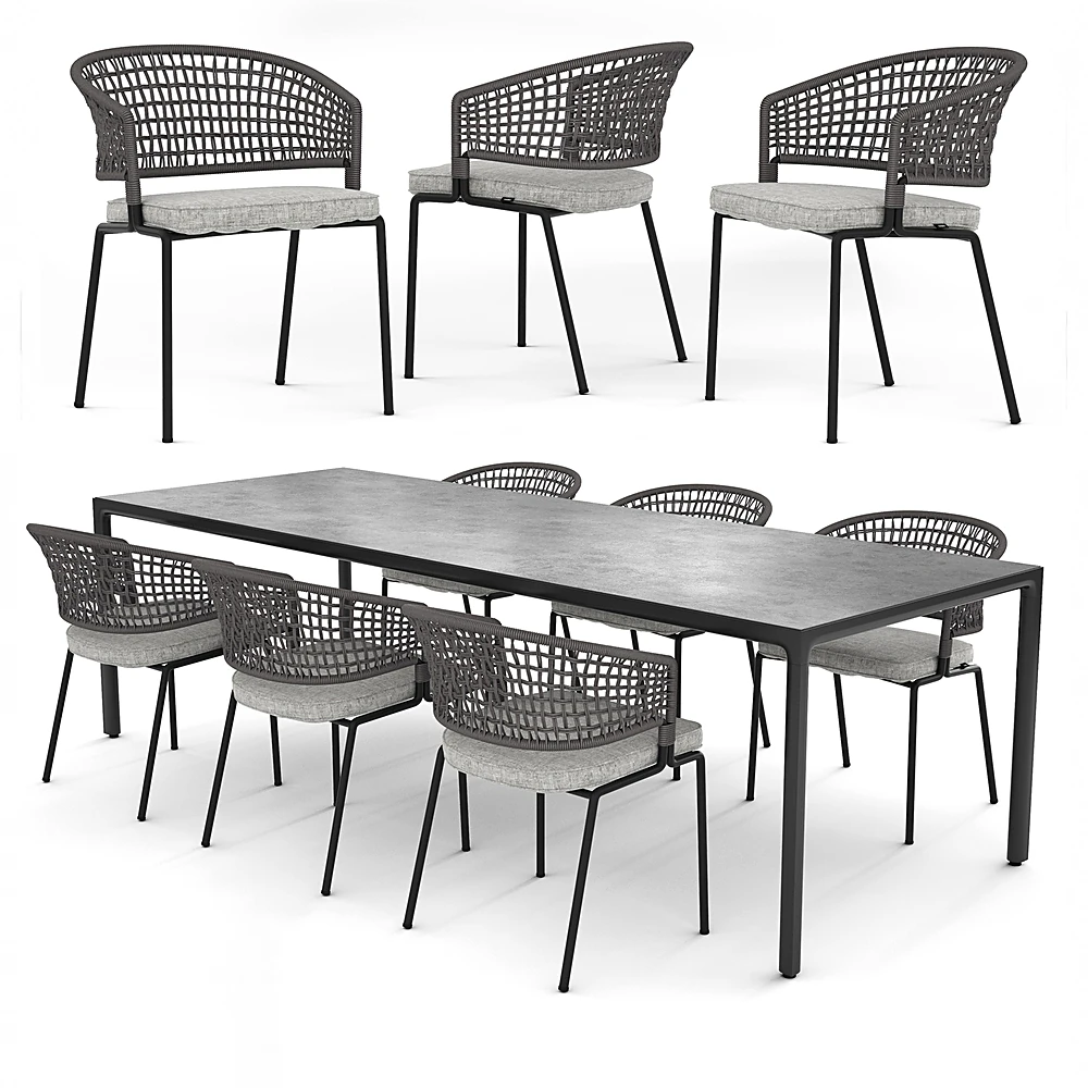 Dining Set Giotto 3 by Rugiano