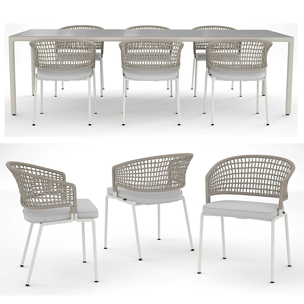 Dining Set Giotto 3 by Rugiano (2)