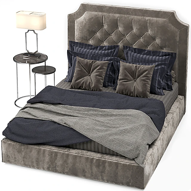 Bed Mamy 02 by Poltrona Frau