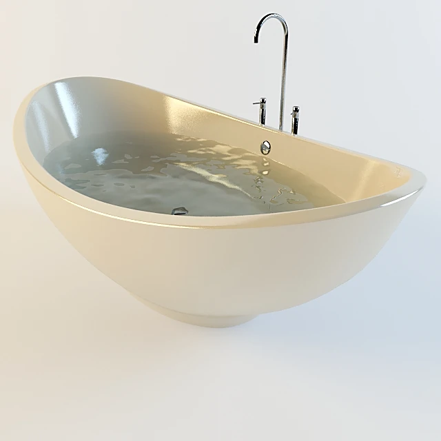 Modern Oval Freestanding Bathtub