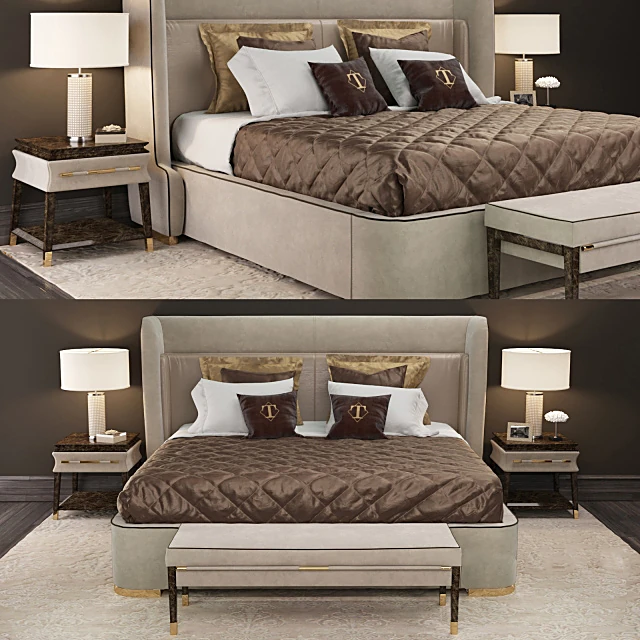 Bed Vittoria Frigerio 4 by Vittoria Frigerio