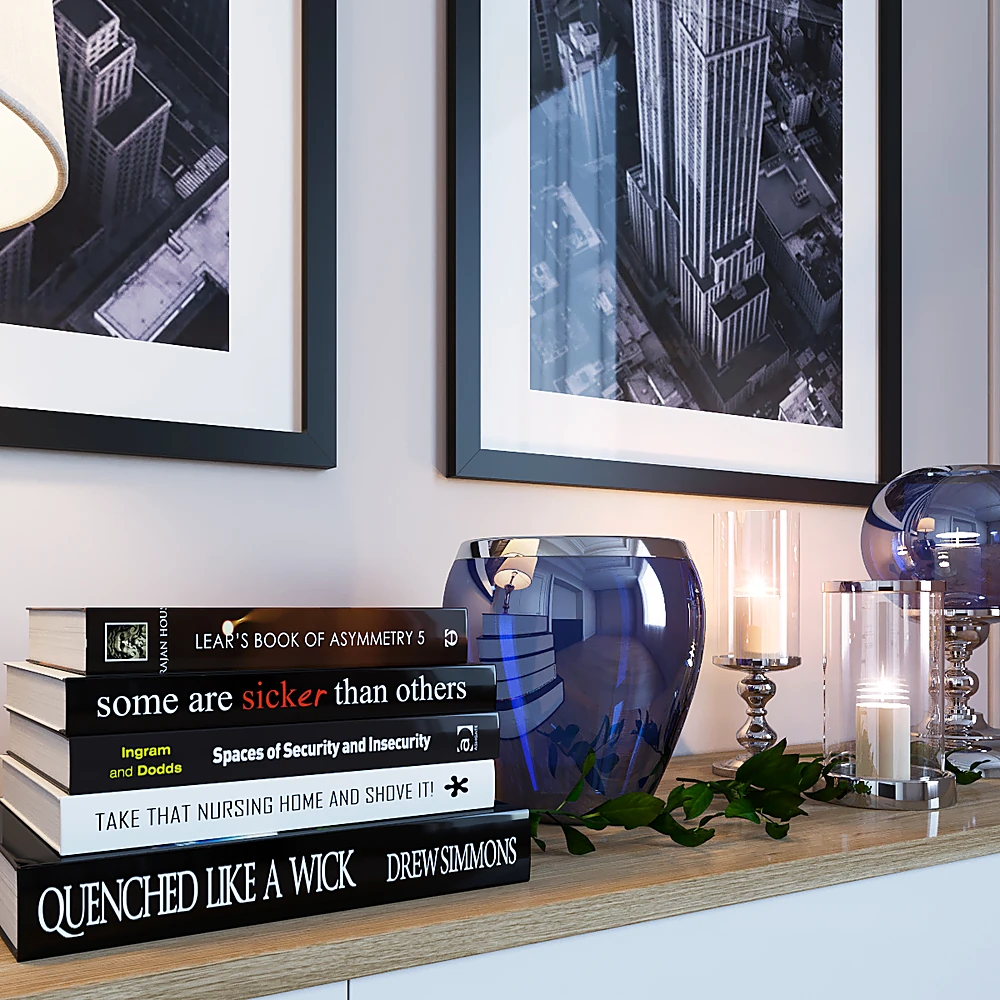 Sideboard & Chest of Drawer / Decorative set 2