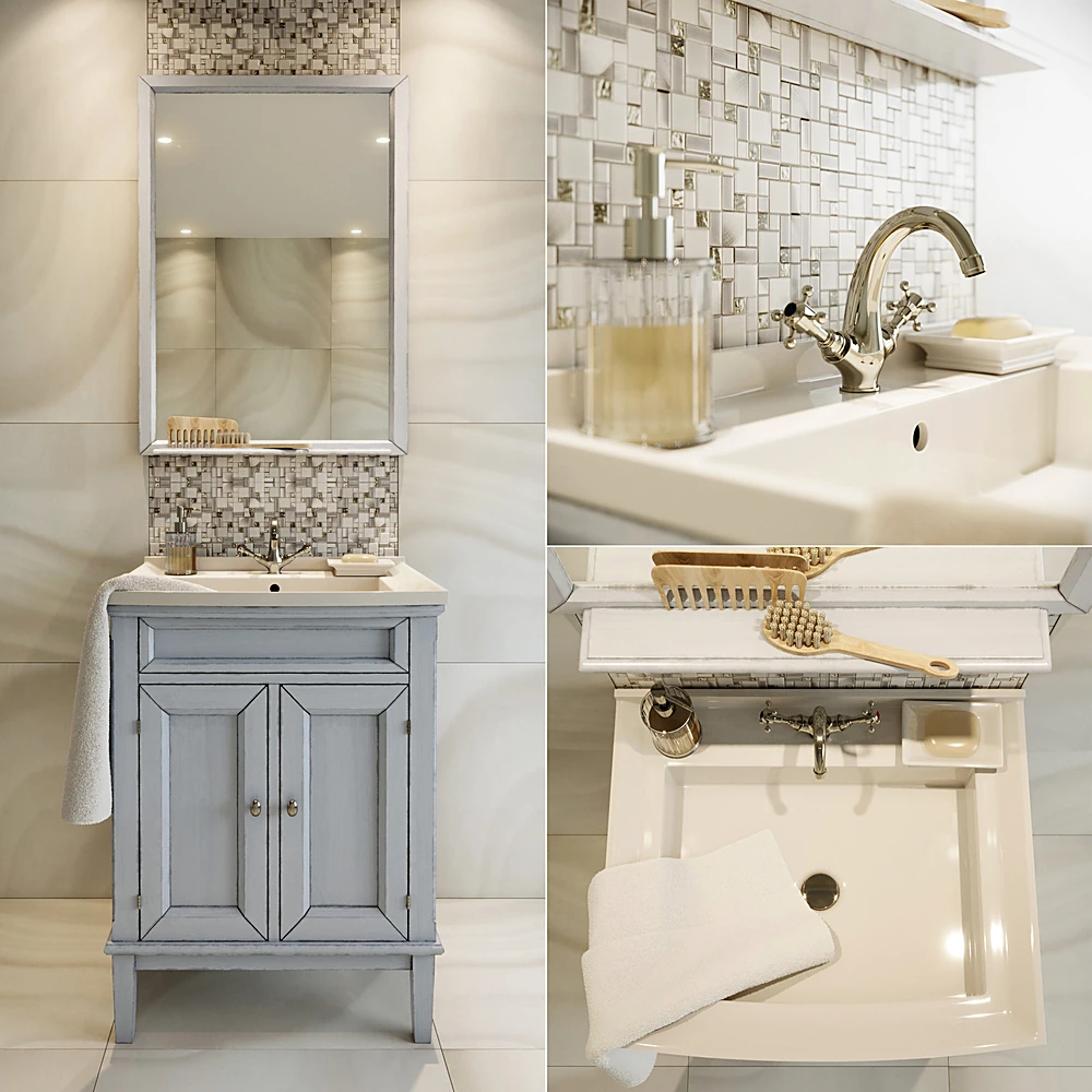 Washbasin Vanity Unit 09 by Gessi