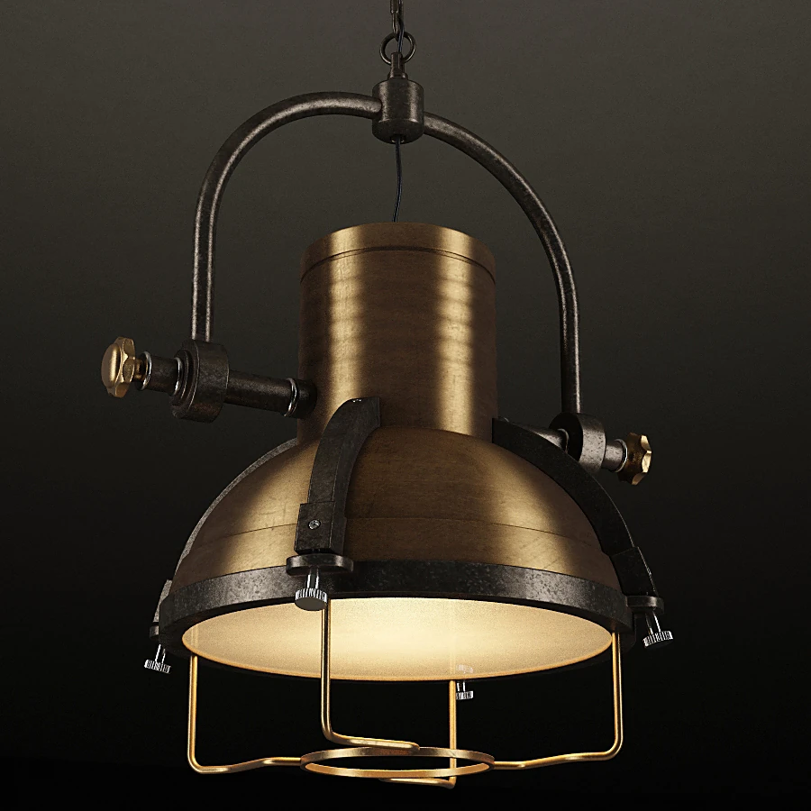 Industrial Metal Ceiling Lamp Godfrey