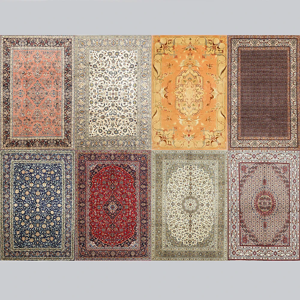 Collection of Carpets with Traditional Patterns
