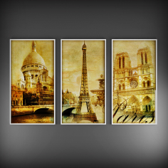 Picture Triptych Paris 02