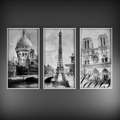Picture Triptych Paris 02