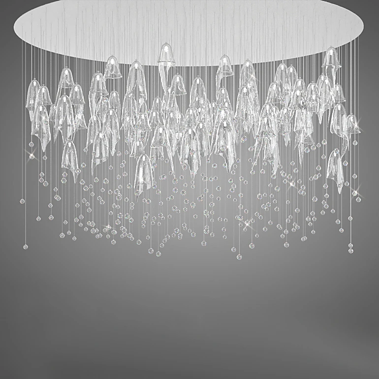 Chandelier TTC Light Fiori Di Vetro