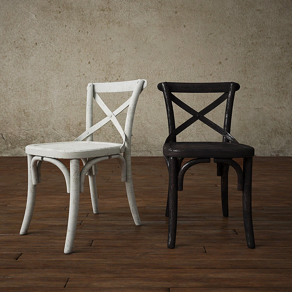 Wooden Dining Table Set with Bench and Chairs (3)