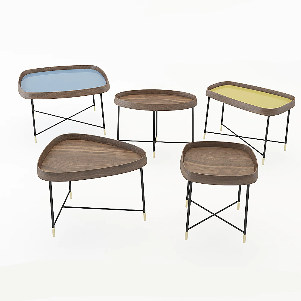 Coffee Table Set Fritz 05 by Porada