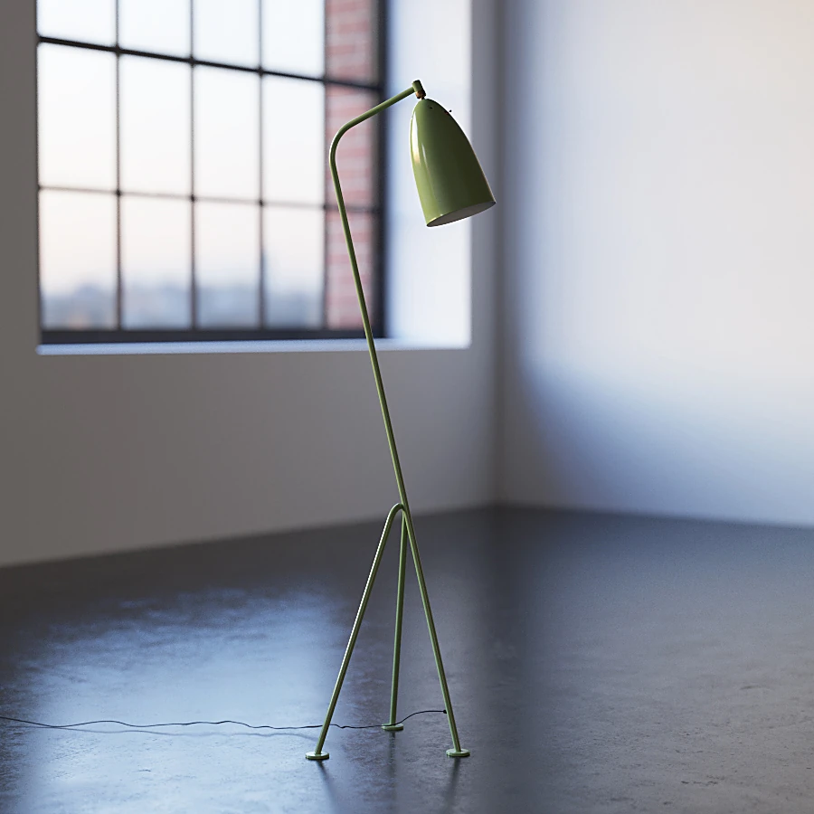Floor lamp Grasshopper by Gubi