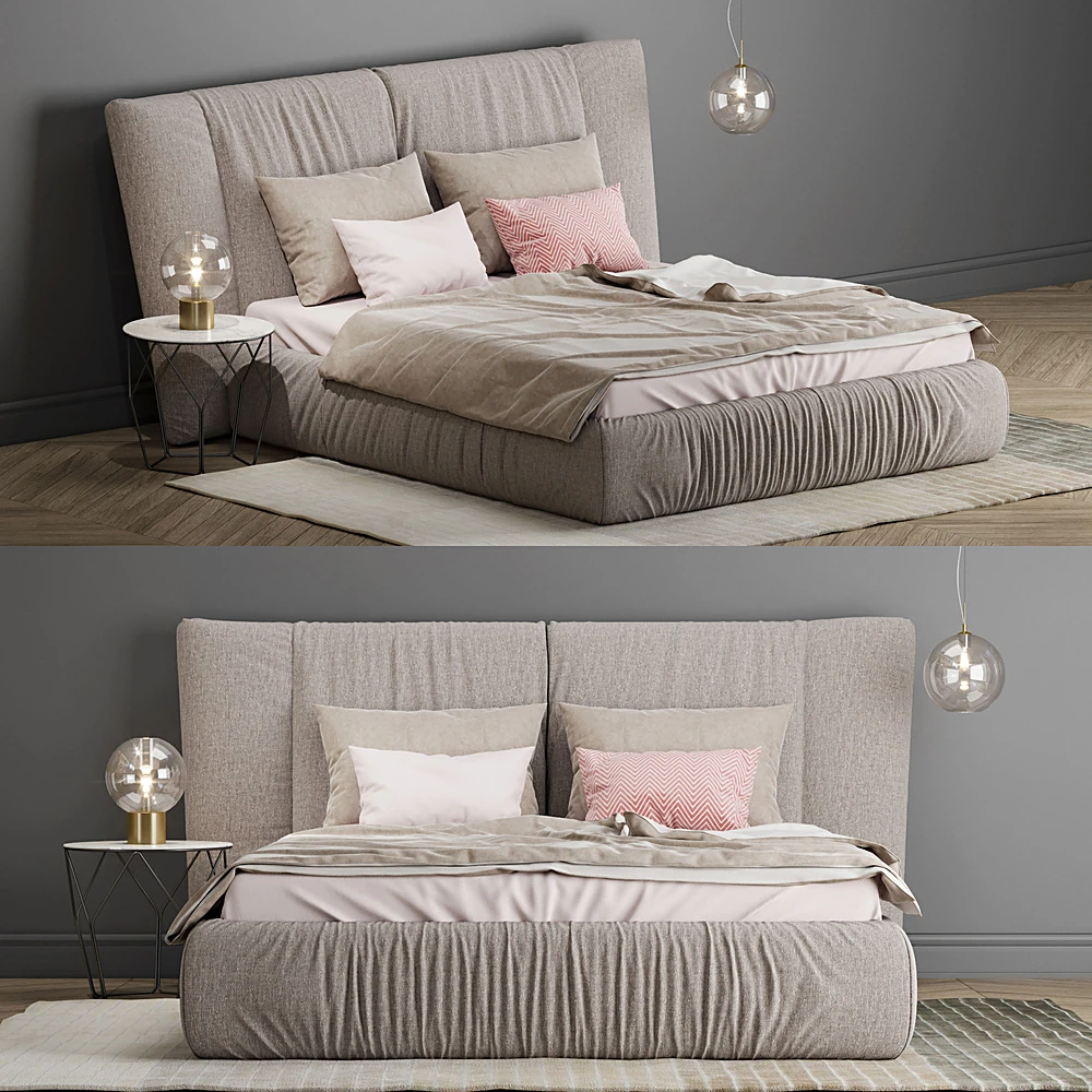 Upholstered Bed Youniverse 07 by Bonaldo (2)