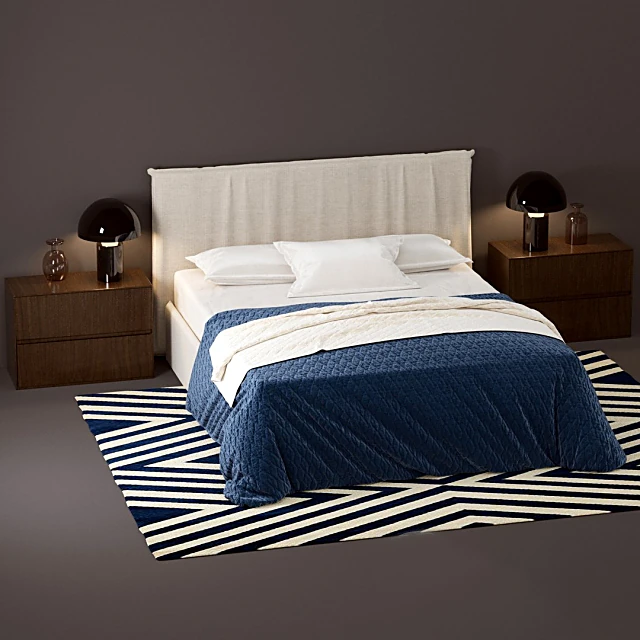 Bed Twiggy 04 by Novamobili