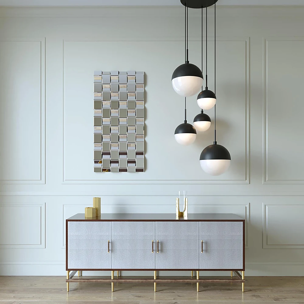 Chest of Drawers with chandelier 05 by West Elm
