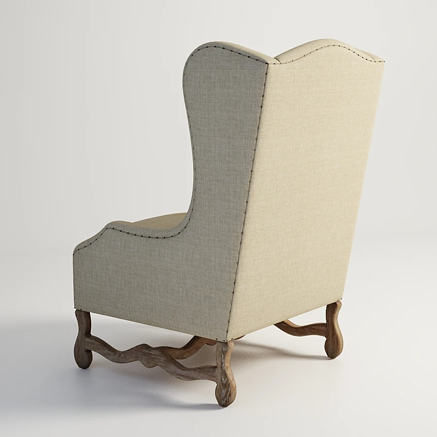 Armchair La Manche 602.002-F01 by Gramercy Home (2)