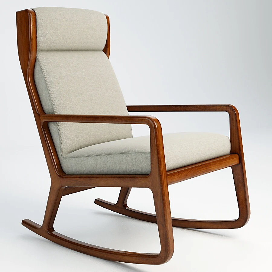 Rocking Chair Hartwell 602.007-F05 by Gramercy home