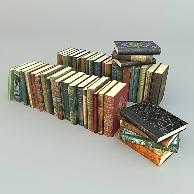 Decorative Books Collection with Classic Style