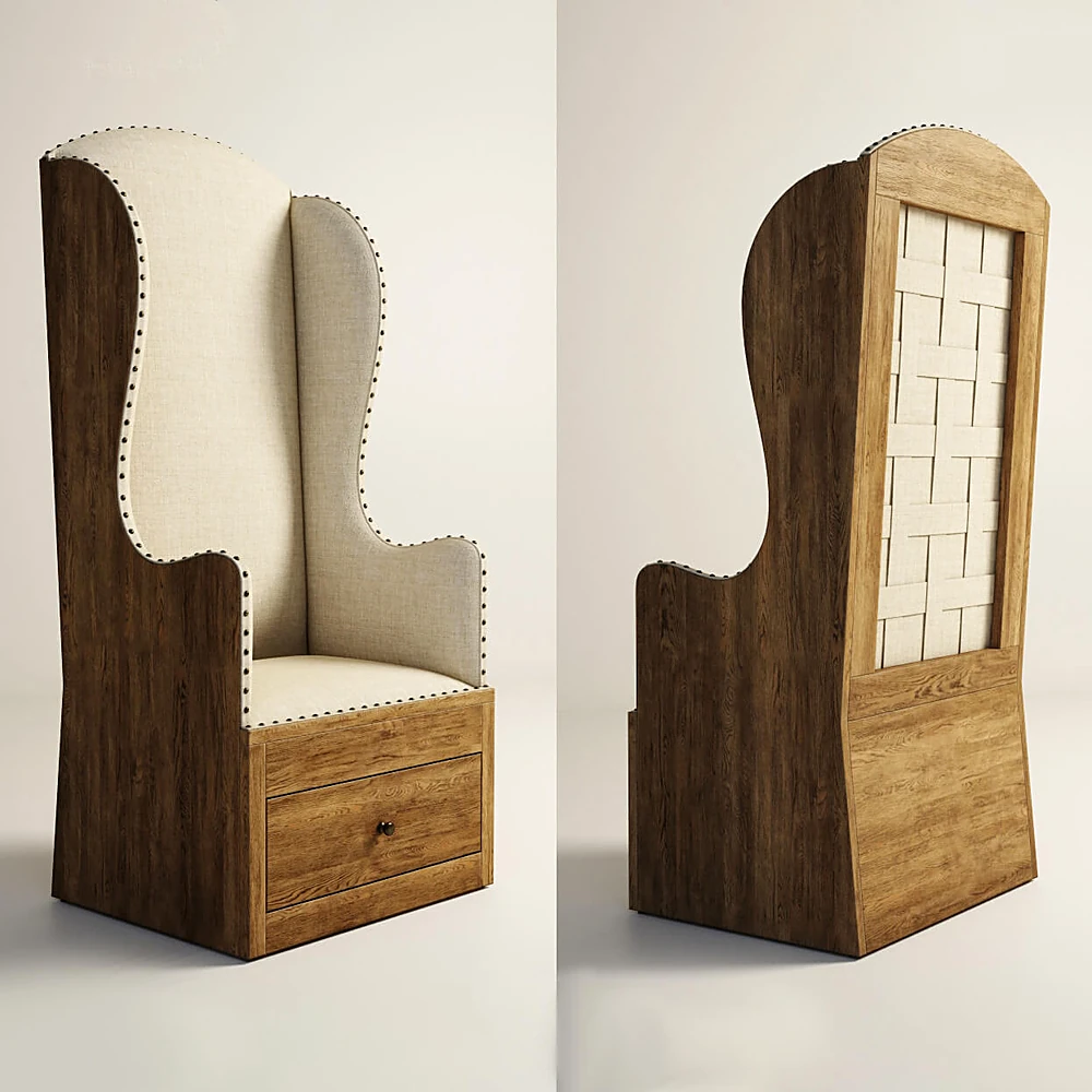 Armchair Castle 602.006-F05 by Gramercy Home